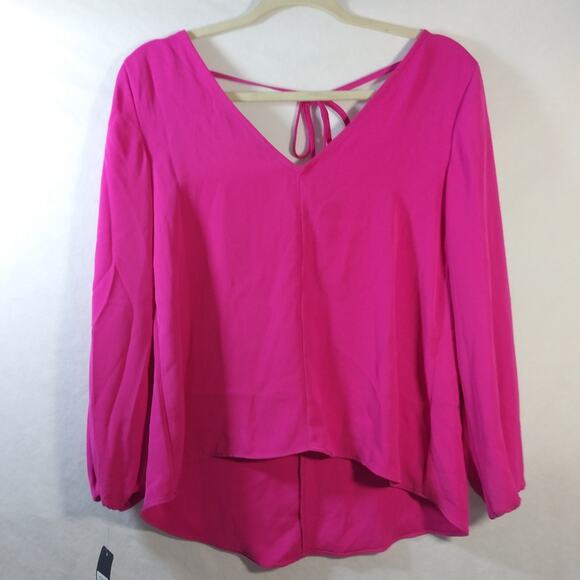 Rachel Rachel Roy Women's Kaylee Double V Gathered Sleeves Top Size XS - Picture 3 of 9